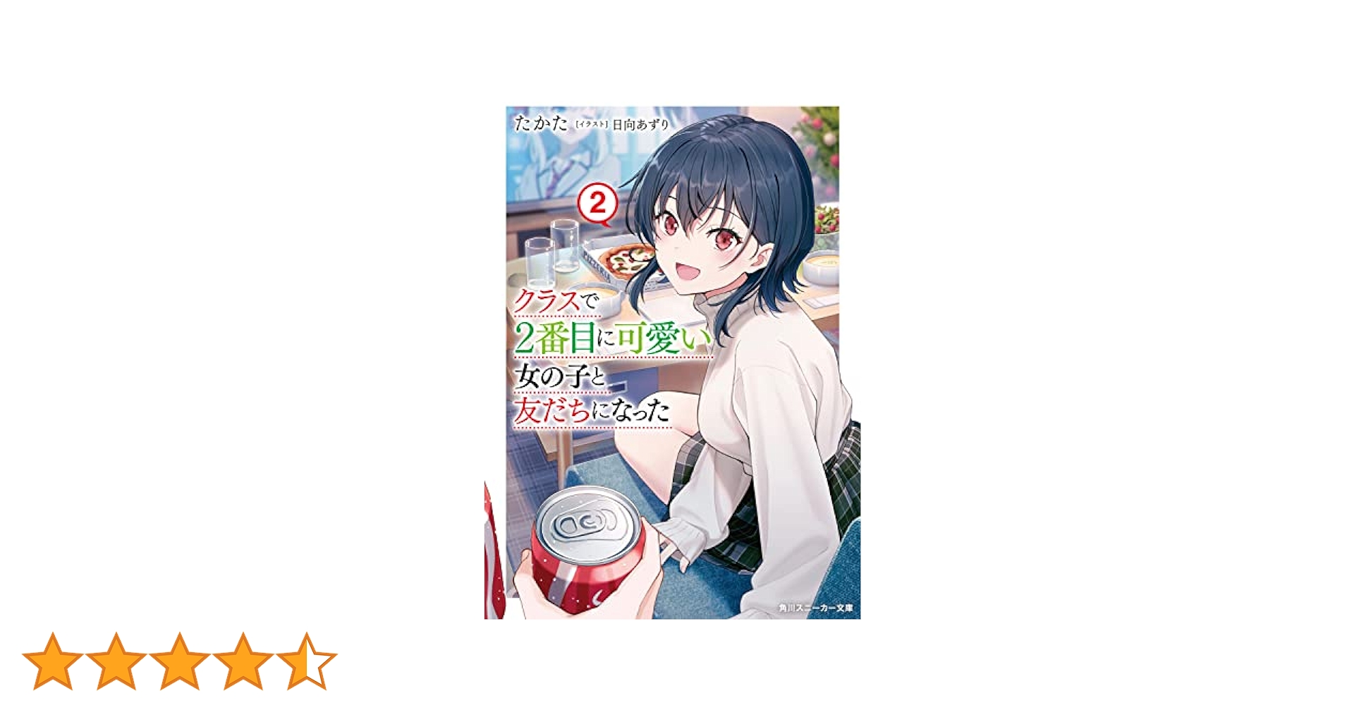 クラスで2番目に可愛い女の子と友だちになった2 (角川スニーカー